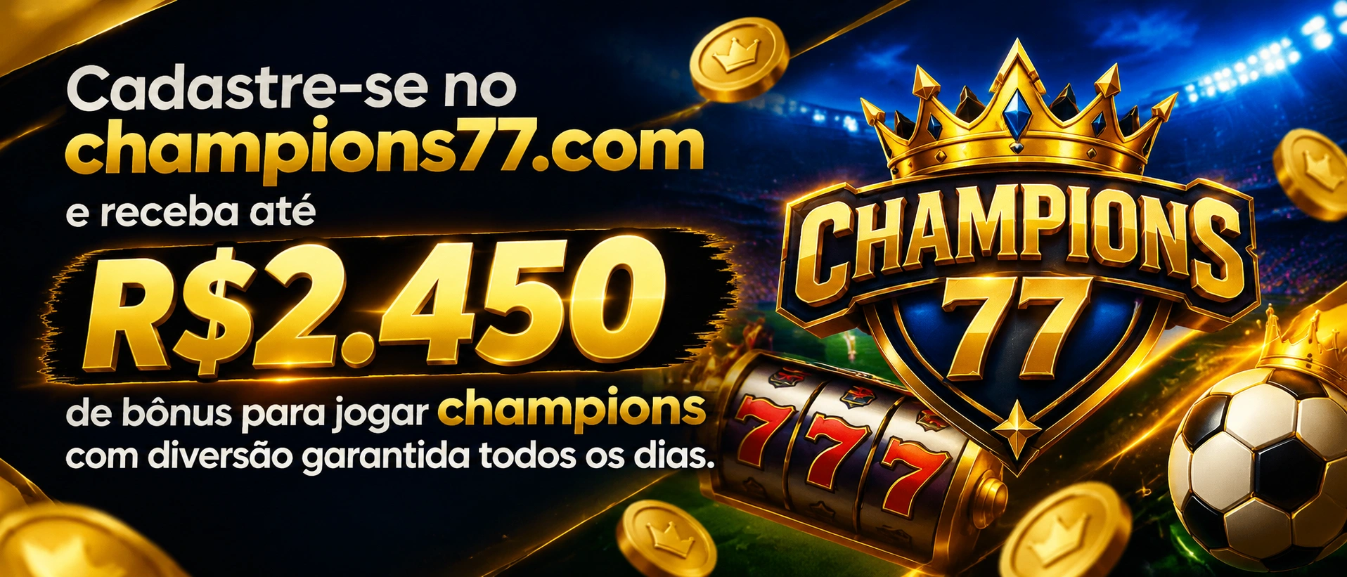 Seção de jogos do champions com destaque para slots e categorias de catálogo
